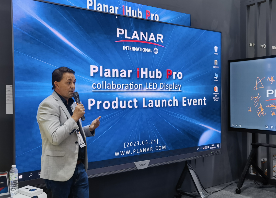 InfoComm Asia | jinnianhui官网金年会Planar全球首发第四代Micro LED智能一体机