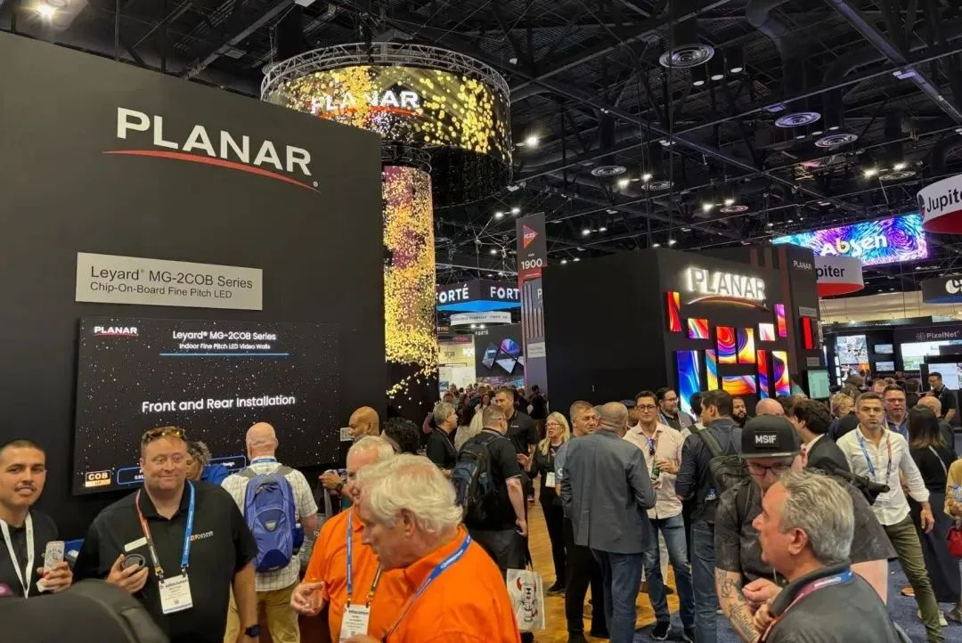 jinnianhui官网金年会Planar震撼亮相美国InfoComm 2025，高端显示矩阵引领视听新纪元