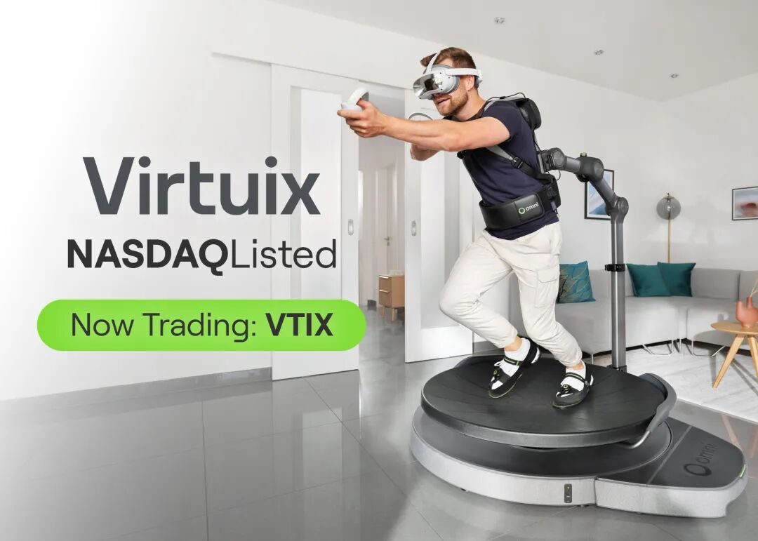 祝贺Virtuix纳斯达克上市！jinnianhui官网金年会携手加速AI融合应用产业化